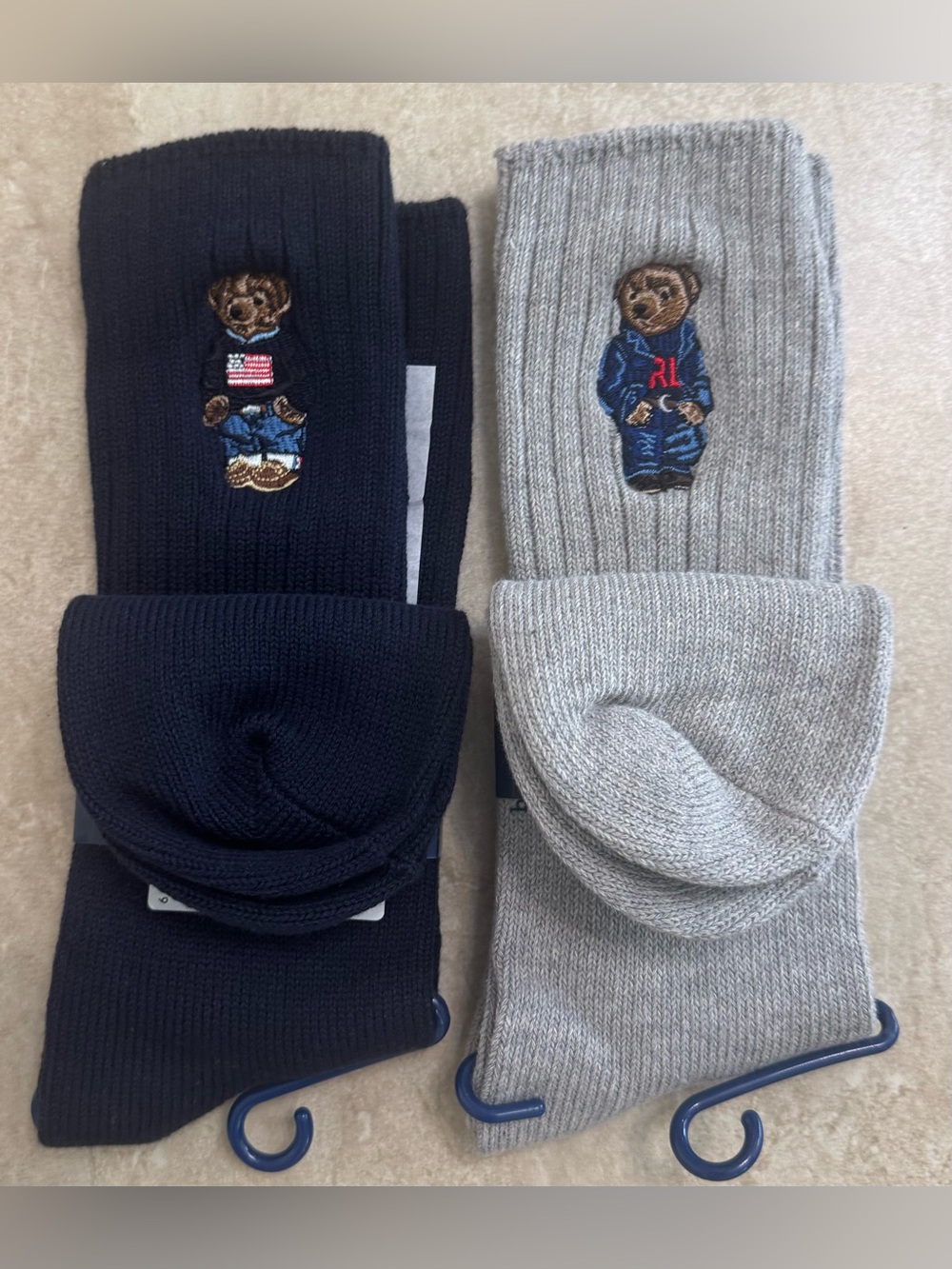 Polo Ralph Lauren Bear Socks (2) - Picture 8 of 9